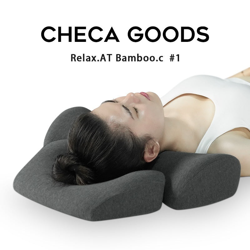Bamboo Charcoal Ergonomic Memory Foam Neck Pillow