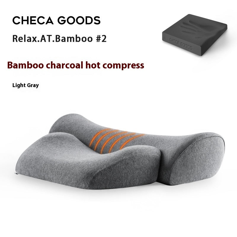 Bamboo Charcoal Ergonomic Memory Foam Neck Pillow